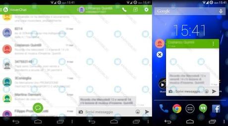 hoverchat sms1 600x333 App SMS alternative: ecco le migliori applicazioni  SMS app alternative 