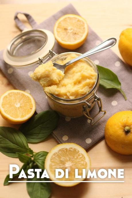 Pasta di limone pronta per essere gustata