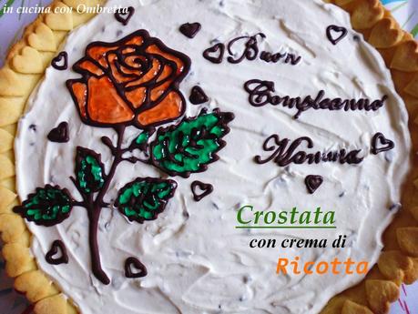 Crostata con crema di ricotta