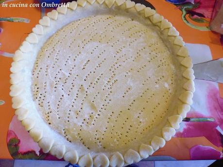 Crostata con crema di ricotta