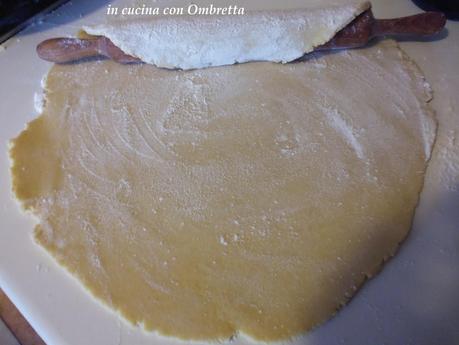 Crostata con crema di ricotta