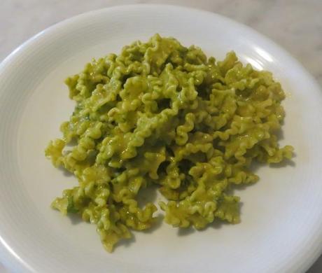 mafalde corte al pesto di rucola