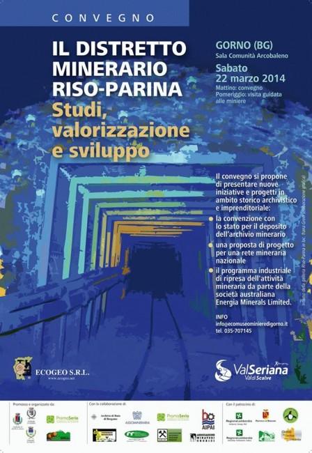 Il Distretto Minerario Riso-Parina – Studi, Valorizzazione, Sviluppo