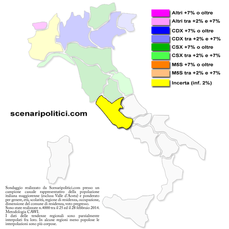 sondaggio lazio 3 marzo