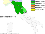 Sondaggio ZONE ROSSE marzo 2014 (SCENARIPOLITICI) 43,6% (+16,5%), 27,1%, 25,1% primo partito quasi 38%, Forza Italia
