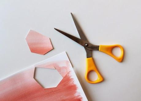 DIY paper wall decoration