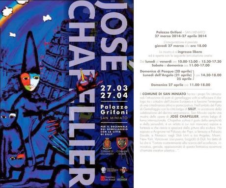 JOSE' CHAPELLIER - Mostra per il decennale del gemellaggio San Miniato - Silly