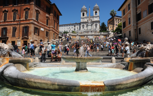 Trinità dei Monti, a Piazza di Spagna - Roma