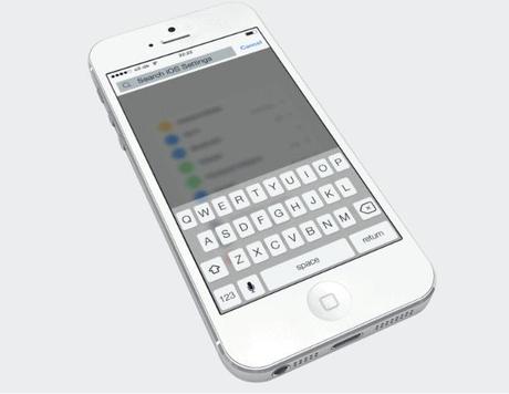Ricerca spotlight impostazioni iOS 8