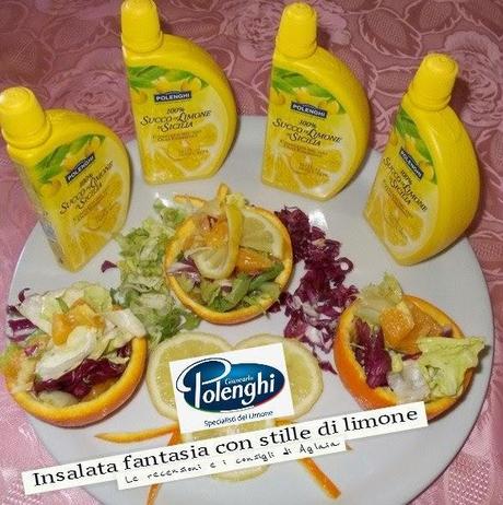 Insalata fantasia con stille di limone