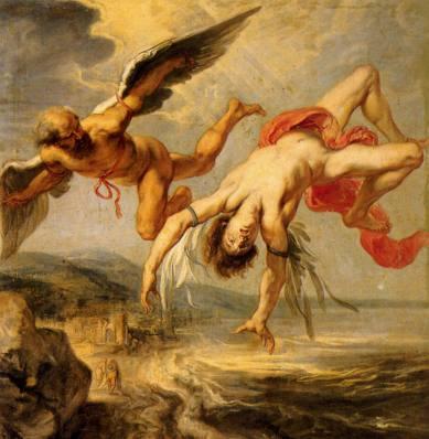 Jacob Peter Gowy, da bozzetto di P. P. Rubens, La caduta di Icaro (1636-1638), olio su tela, Madrid (Spagna), Museo del Prado