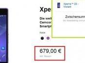 Sony Xperia Germania prezzo sale 679€