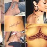 Rihanna, tutti i suoi tatuaggi… compresi quelli con gli errori