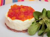 Cheesecake salata chutney pomodoro mela allo zenzero