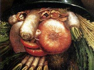 G.Arcimboldo, Portrait with Vegetables (The Greengrocer),  Museo Civico 