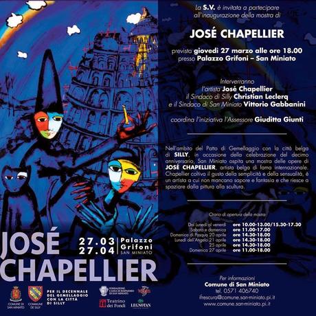 JOSÉ CHAPELLIER - mostra di pittura e scultura
