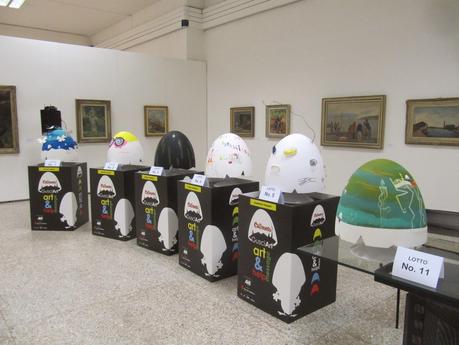 Ieri al Museo della Permanente di Milano per l'asta a favore di Art For Children