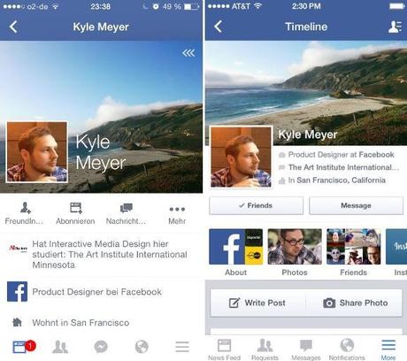 facebook Facebook aggiorna linterfaccia su Android, ma solo per i Beta tester applicazioni  Facebook per Android Facebook interfaccia Beta facebook 