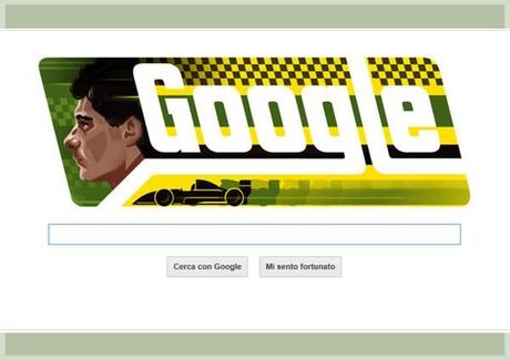 Google dedica un Doodle ad Ayrton Senna a 54 anni dalla nascita 