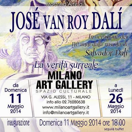 Milano, attesissima nella storica “Milano Art Gallery” la mostra di José Van Roy Dalì organizzata dal manager Salvo Nugnes