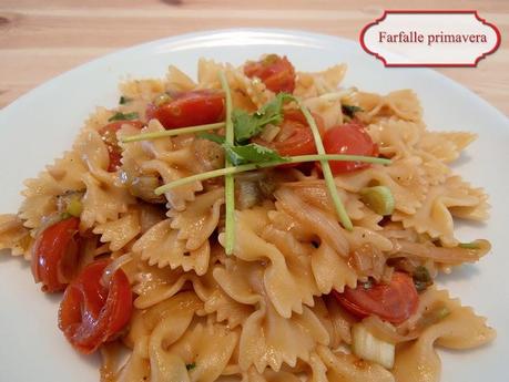 Farfalle primavera