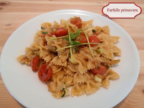 Farfalle primavera