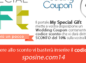 vostra lista nozze online conviene grazie allo sconto offerto MySpecialGift