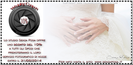 Lo Studio Senza Posa di Firenze offre un Wedding Coupon con uno sconto imperdibile