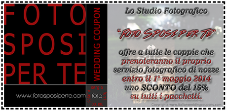 Foto Sposi Per Te - Sconto del 15% con il Wedding Coupon