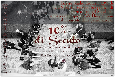 Sconto del 10% dallo Studio Fotografico di Roma Erresse del Fotografo R. Rotella