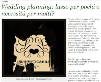 La figura del Wedding Planner in Umbria