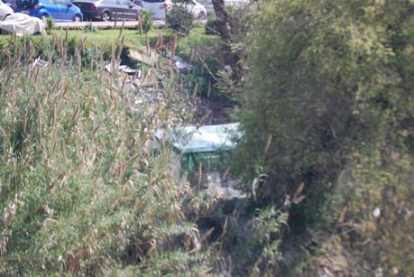 Tutte le foto dell'accampamento abusivo sotto a Ponte Testaccio. Nel Primo Municipio. Area Unesco. 20 metri dal Macro. 15 metri dall'Università