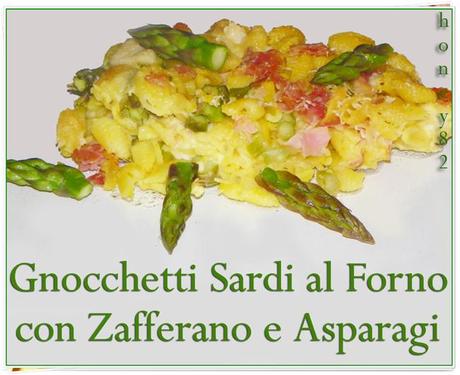 GNOCCHETTI SARDI AL FORNO CON ZAFFERANO E ASPARAGI