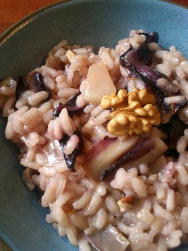 Risotto radicchio pere zenzero6