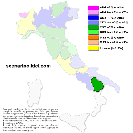 sondaggio basilicata 3 marzo