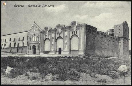 La Basilica di N.S. di Bonaria nel 1906