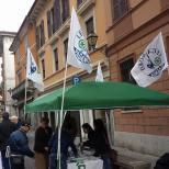 gazeb3 Arrivo dei profughi a Cremona: la Lega li chiama “clandestini”. E c’è un retroscena, tra Galimberti e Antisfratto