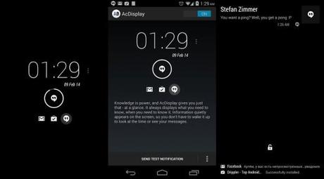 AcDisplay 520x289 AcDisplay: Le notifiche in stile Moto X applicazioni  