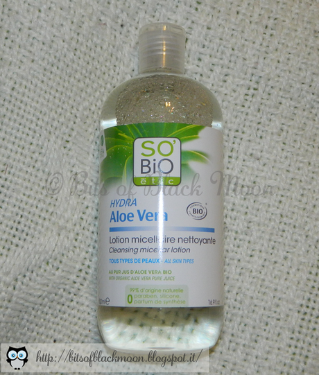 [Review] - So’Bio étic - Lozione detergente micellare all'aloe vera