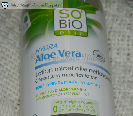 [Review] - So’Bio étic - Lozione detergente micellare all'aloe vera