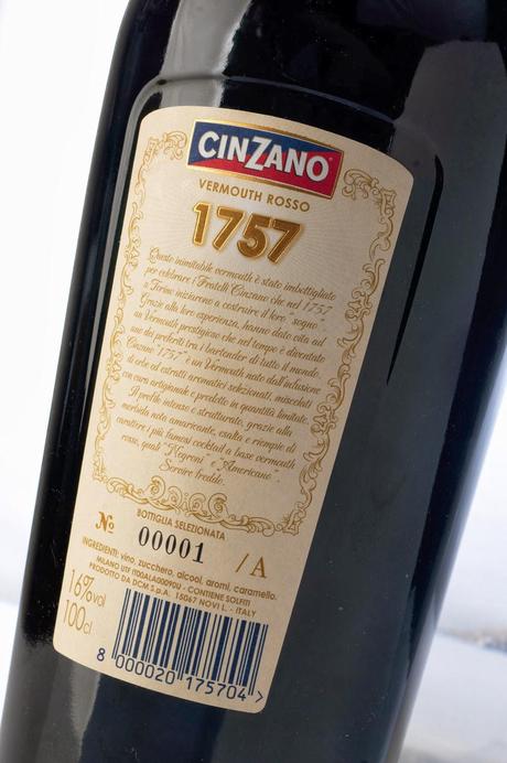 Cinzano: Il nuovo Vermouth Premium Rosso Cinzano 1757