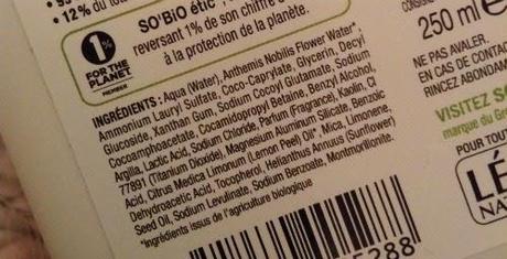 So'Bio Etic: shampoo per capelli grassi, purificante all'argilla verde e limone.