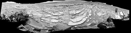 Curiosity sol 313 NavCam left - Shaler