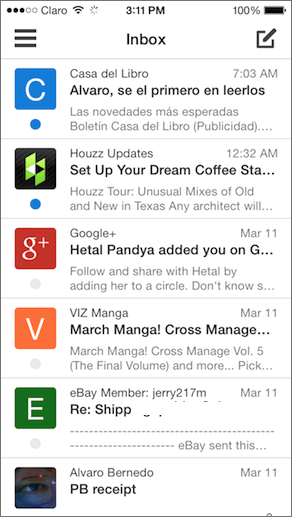 Boxer Main1 4 client alternativi per leggere le mail su iPhone, iPod e iPad