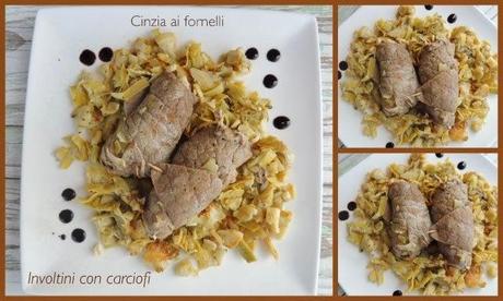 involtini di manzo con carciofi