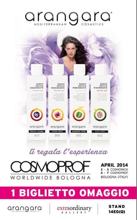 Arangara  Con Arangara entri gratis al Cosmoprof Bologna!,  foto (C) 2013 Biomakeup.it