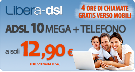 banner liberadsl sostariffe [Offerte ADSL] Liberadsl di Beactive ultime ore a 12,9€/mese per 6 mesi!