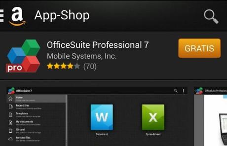 Scarica gratis OfficeSuite Professional 7 Pro su Amazon App-Shop