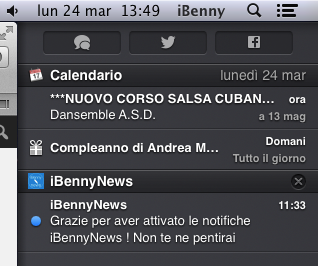 Screenshot 2014 03 24 13.49.43 Attivate le notifiche di iBennyNews con OS X Mavericks !!