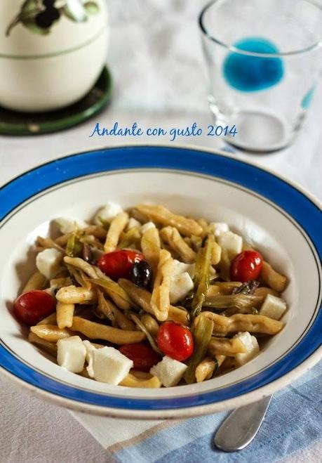 Capunti mediterranei: ancora pasta, ancora fresca.